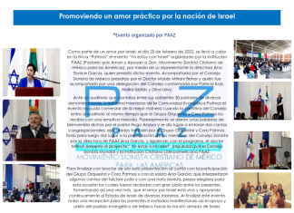 Promoviendo un amor práctico por la nación de Israel