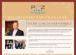 Recordando a un gran líder: 12 de abril de 1954, Pastor y Doc. Felipe García Hernández
