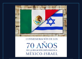Felicitación de PAAZ por el 70 aniversario de relaciones diplomáticas, México-Israel