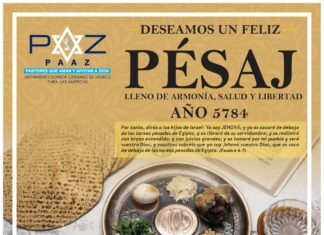 Deseamos un Feliz Pésaj lleno de Armonía, Salud y Libertad