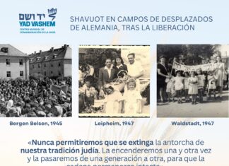 Shavuot en campos de desplazados de Alemania, tras la liberación