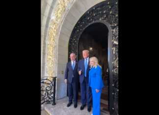 Donald Trump, recibió al primer ministro de Israel, Benjamín Netanyahu, para una reunión privada.