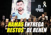 Hamás entrega “restos” de rehén. Solo queda uno por volver.