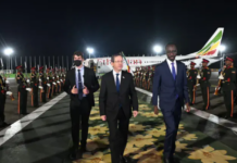 El presidente Herzog aterriza en Etiopía en visita oficial
