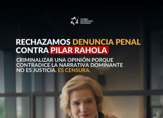 Rechazamos Denuncia Penal contra Paola Rahola