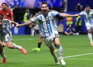 Celebran en Israel el gran triunfo de Argentina en el Mundial