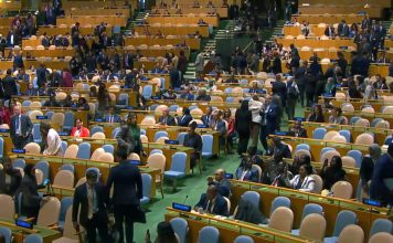 Salen Muchos De La Asamblea General De La ONU Ante La Asistencia De Netanyahu